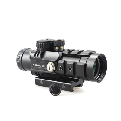 155mm 길이 프리즘 스코프 사냥 4x32 레드 레이저와 미니 레드 닷