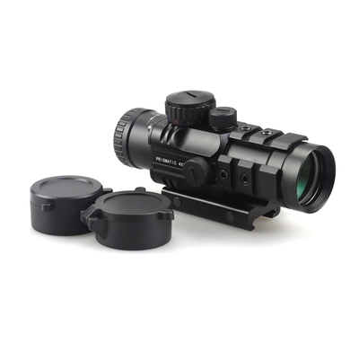 155mm 길이 프리즘 스코프 사냥 4x32 레드 레이저와 미니 레드 닷