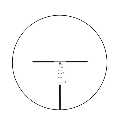 155mm 길이 프리즘 스코프 사냥 4x32 레드 레이저와 미니 레드 닷