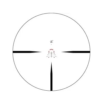 18.5oz 1-6x24 SFP 광학 시력 AR-BDC3 고정 패럴락스 설정이 있는 30mm 튜브