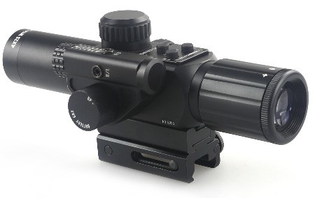 M6 전술 4X25 IR 적색/녹색 시력 및 사냥용 170mm 길이 적색 점 레이저 스코프