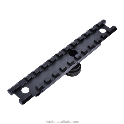 사냥 검은 11mm에서 20mm 변환 어댑터 마운트 Knurled 엄지손가락 견과류 연결