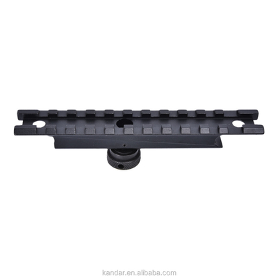 사냥 검은 11mm에서 20mm 변환 어댑터 마운트 Knurled 엄지손가락 견과류 연결