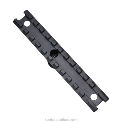 사냥 검은 11mm에서 20mm 변환 어댑터 마운트 Knurled 엄지손가락 견과류 연결