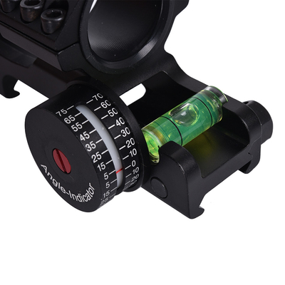 태크틱 듀얼 스코프 마운트 링 버블 레벨 40mm 오프셋 21mm 피카티니 레일