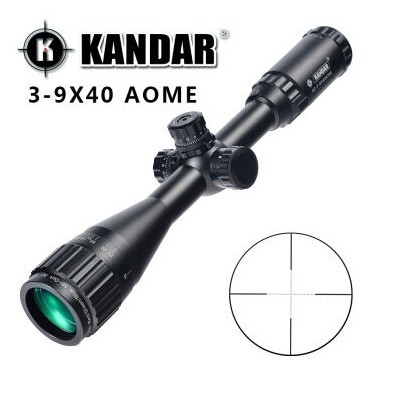 3-9X40 AO 조명 수질 및 안개 방지 설계의 사냥 광장