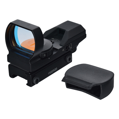 11mm/21mm 마운트 빨간색 및 녹색 조명 1X22X33 튜브리스 멀티 레티클 시력 범위