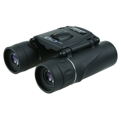 콤팩트 폴딩 QC 8X21 학생 쌍안경 넥 포커스 6.4m 및 눈 구제 10mm