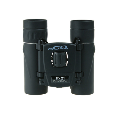 콤팩트 폴딩 QC 8X21 학생 쌍안경 넥 포커스 6.4m 및 눈 구제 10mm
