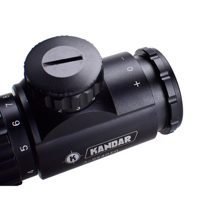315mm KANDAR 사냥경 3-9X40EG 빨간색과 녹색 조명 R14 레티클 시력경