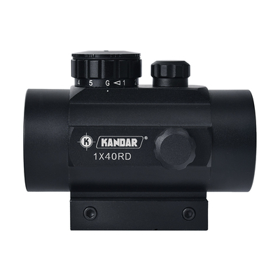 45mm 튜브 지름 1X40 레드닷 리플렉스 시력 광학 녹색 레드닷 범위를 위한 전술