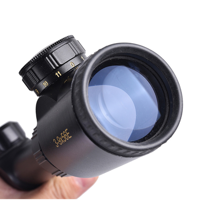 3-9x56 1'' R12 적색 조명 시력 사냥용 길이 315mm 알루미늄 합금 몸체