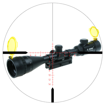 KH 4-12x42 AOE 범위 3.5-10.5mm 출구 학생 및 RGB M-Dot 조명 시점