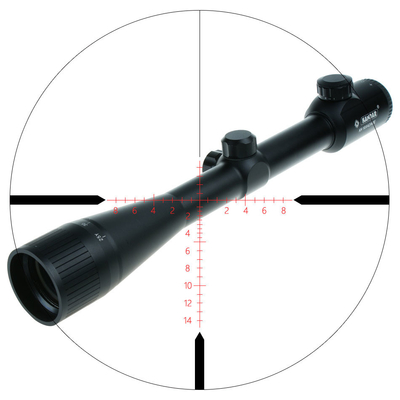 KH 10x42 AOE KANDAR 빨간색 조명과 42mm 객체 렌즈 지름의 범위