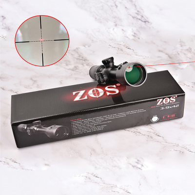 광학 스코프 필수 ZOS 3-9x42 R6 빨간색 조명과 함께 첫 번째 초점 평면 스코프