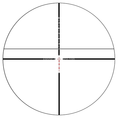 조명 3-12x40 SFIR 사이드 포커스 사냥용 광학 스코프 30mm 다이아. 일 조각 튜브