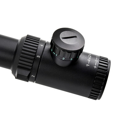 야외 사냥 장비 광학 시력 1-4x24 IR 30mm 12.6mm 출구瞳孔 지름