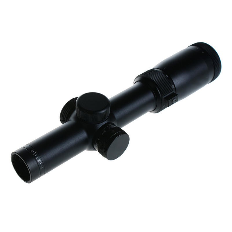 24mm 객체 지름 레드닷 레이저 스코프 1-6X24 LPVO 광학 스코프 전문용