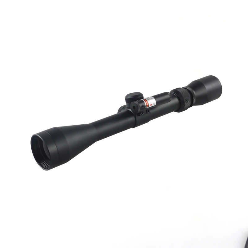 310mm 길이 광학 사냥 범주 3-9x40 소 빨간 레이저와 11mm/22mm 베이스 너비