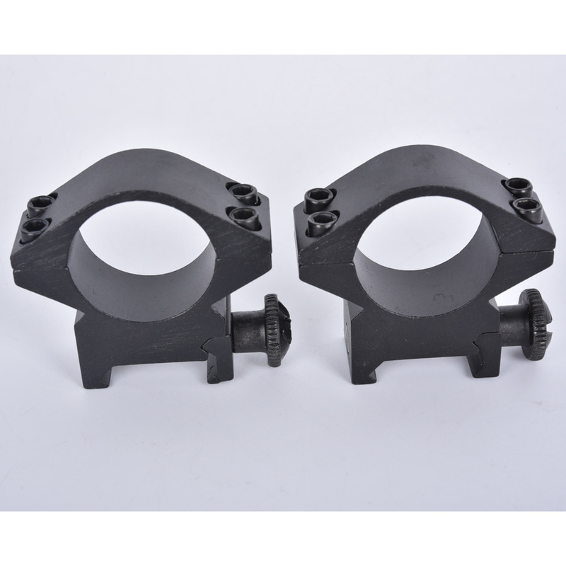1' 듀얼 링 스코프 마운트 11/21mm 25.4mm 튜브 지름과 8mm 샐러드 높이