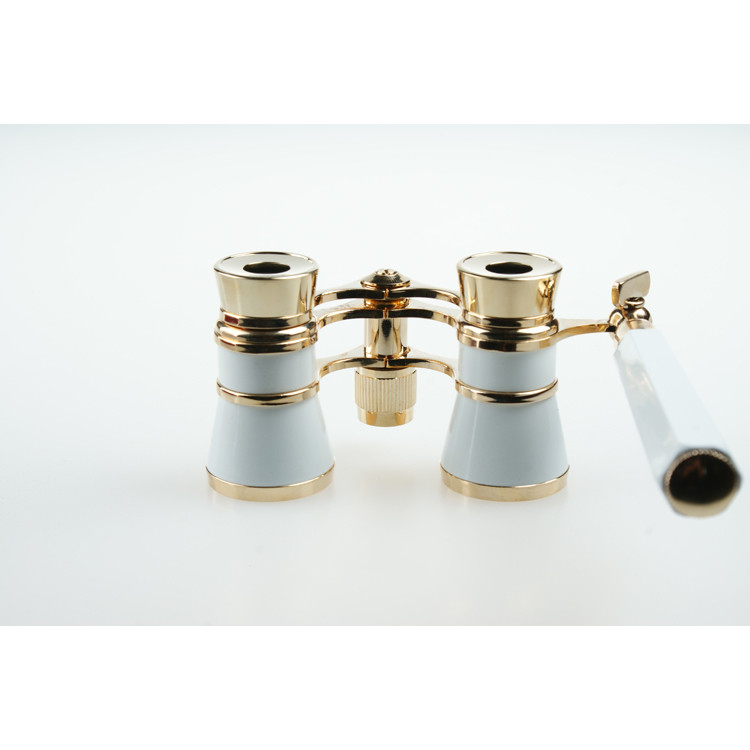 금속 빈티지 망원경 오페라용 고대 망원경 3x25 출구 학생 8.3mm