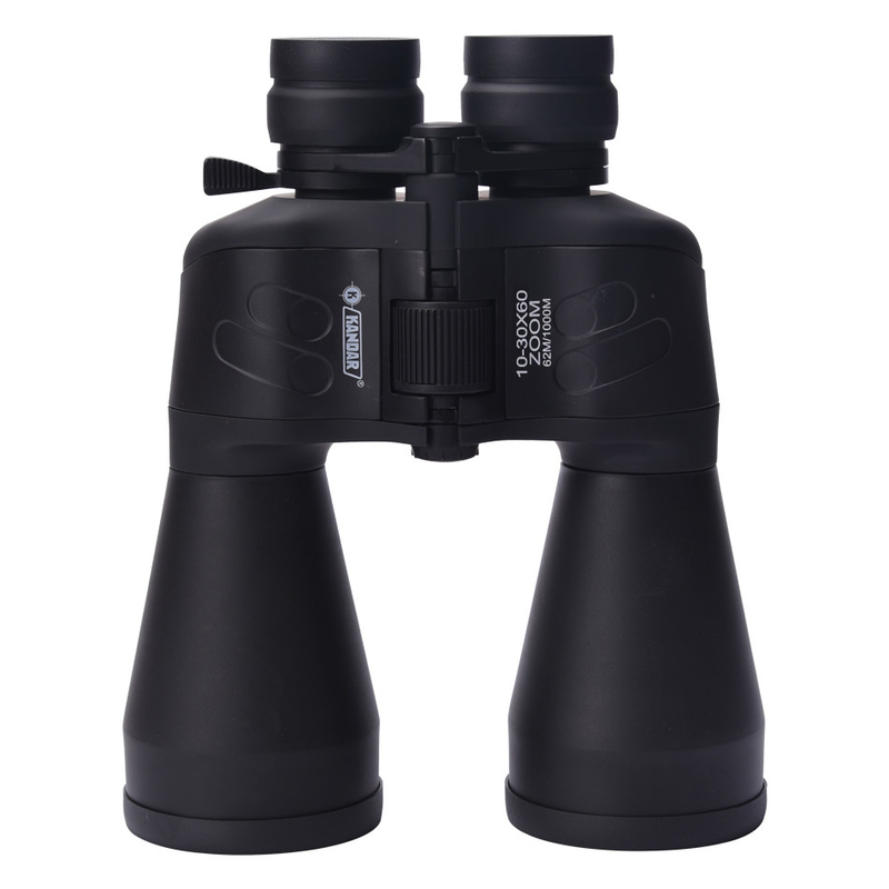 60mm 객체 지름 검은색 10-30X60 장거리 하이킹 야외 여행용 쌍안경