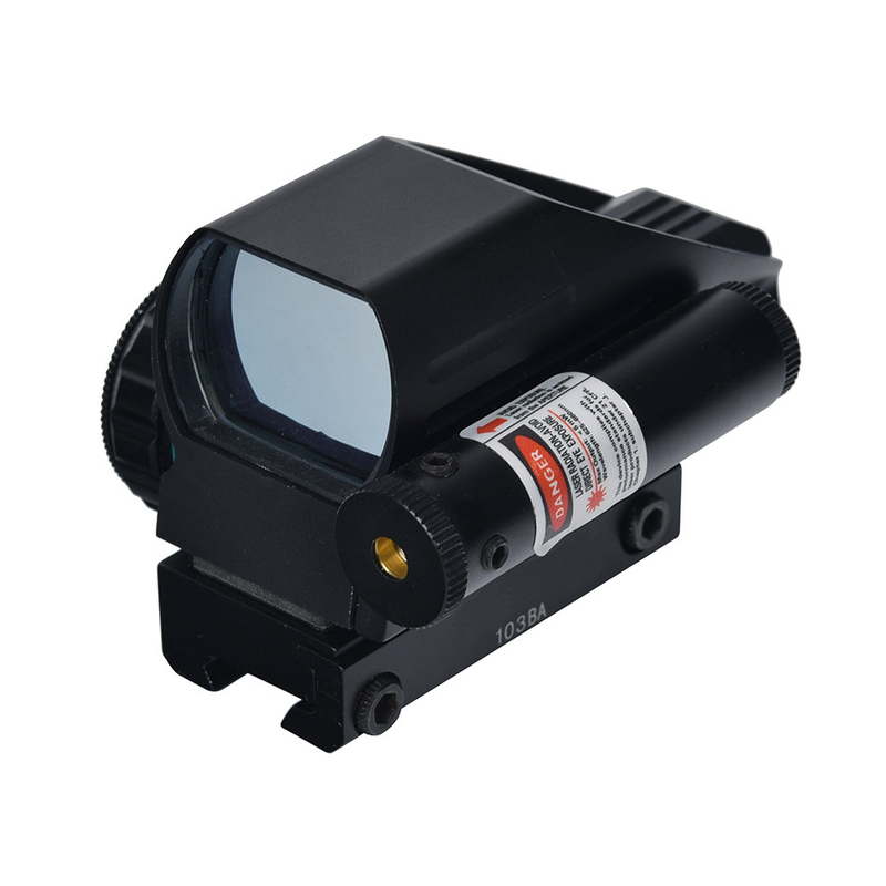 22mmX33mm 객체 디아 레드닷 반사 시력 광학 범위 및 레이저 시력 길이가 82mm